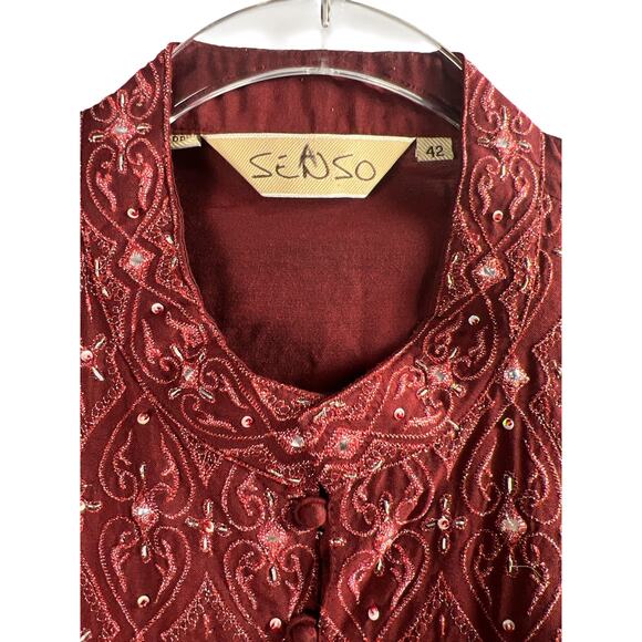 Senso Embellished Kurta Mens Wedding Wear Size 42 - Picture 2 of 3